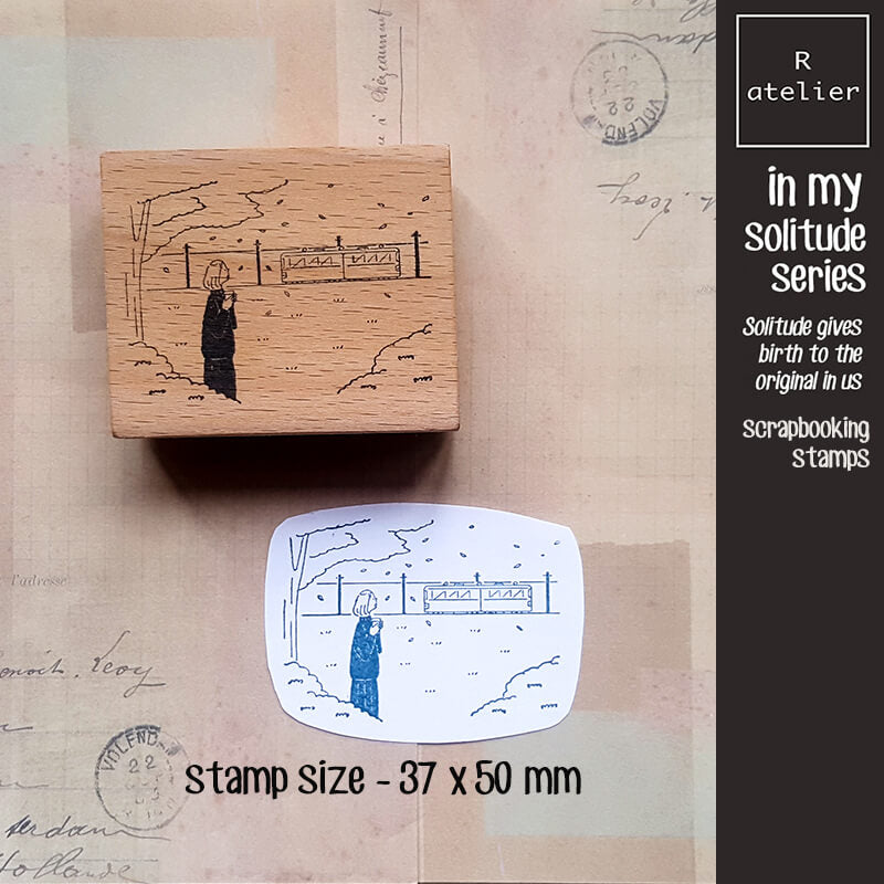 in my solitude daily life Scrapbooking Wooden Stamps