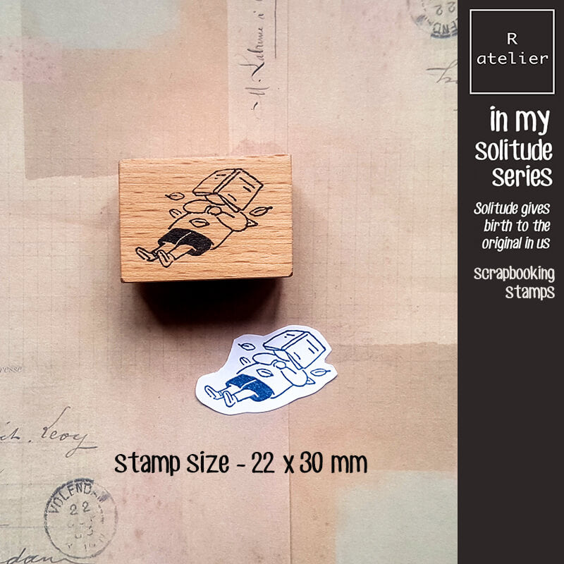 in my solitude daily life Scrapbooking Wooden Stamps