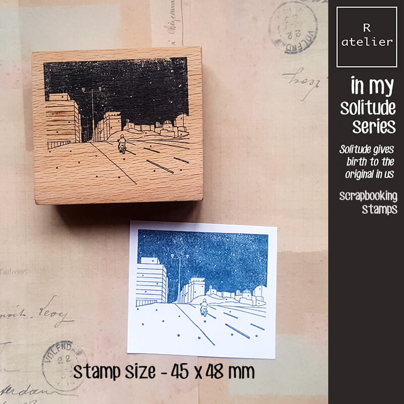 in my solitude daily life Scrapbooking Wooden Stamps