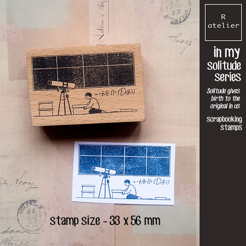 in my solitude daily life Scrapbooking Wooden Stamps