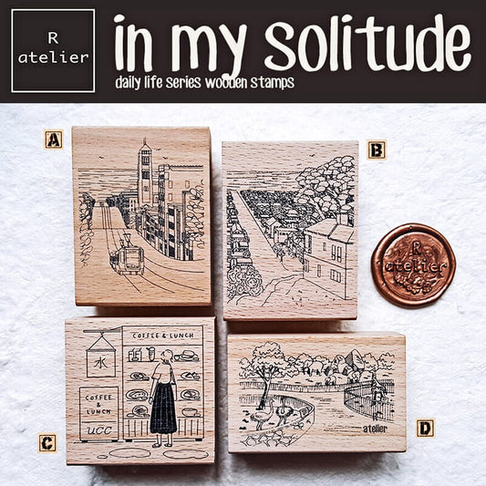 in my solitude series Scrapbooking Wooden Stamps