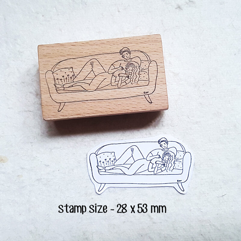 Isabelle Kawaii Daily Life Scrapbooking Wooden Stamps