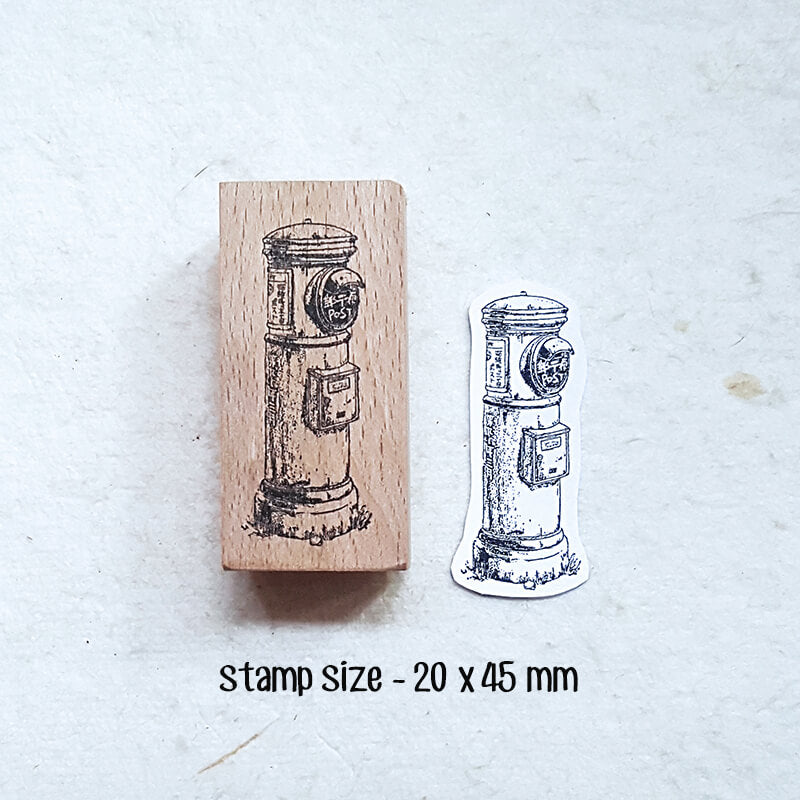 Postmarks Postal Ephemera Scrapbooking Wooden Stamp