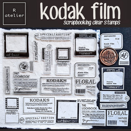 Kodak Film | Scrapbooking Clear Stamps Set