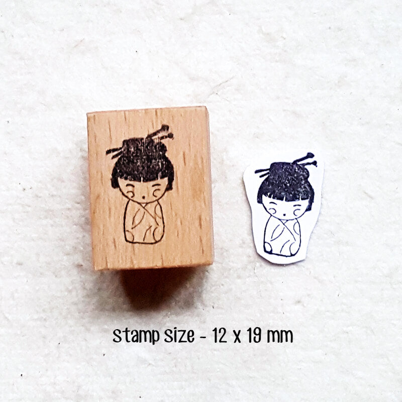 Trip to Tokyo Japan Travelogue Scrapbooking Wooden Stamp