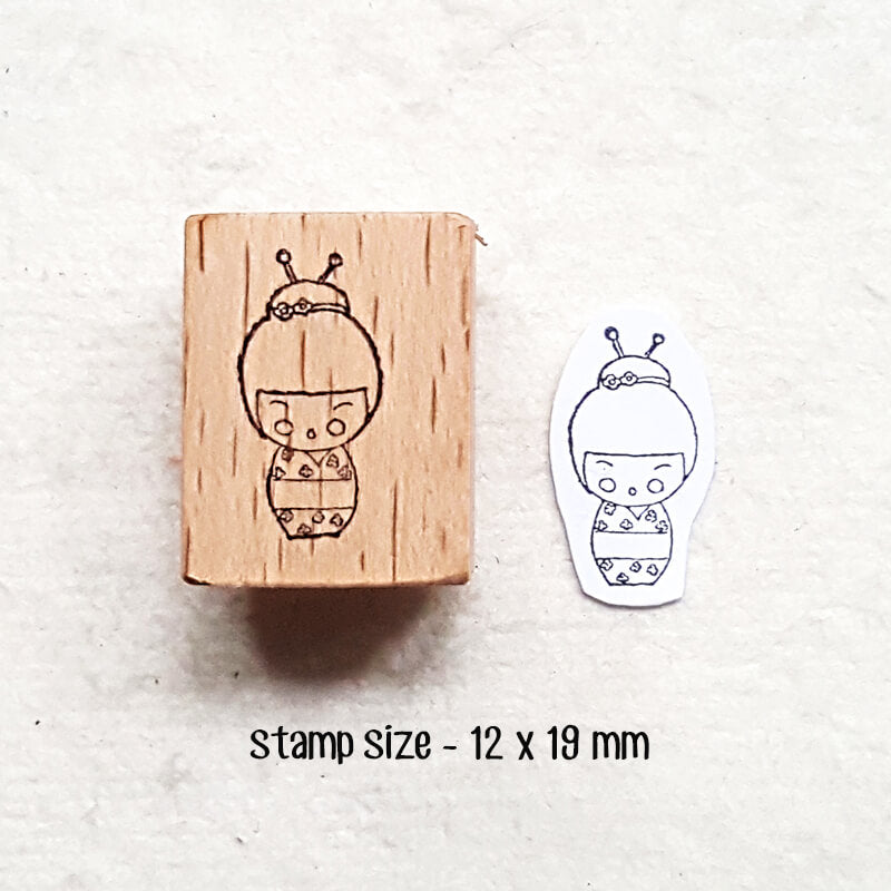 Trip to Tokyo Japan Travelogue Scrapbooking Wooden Stamp