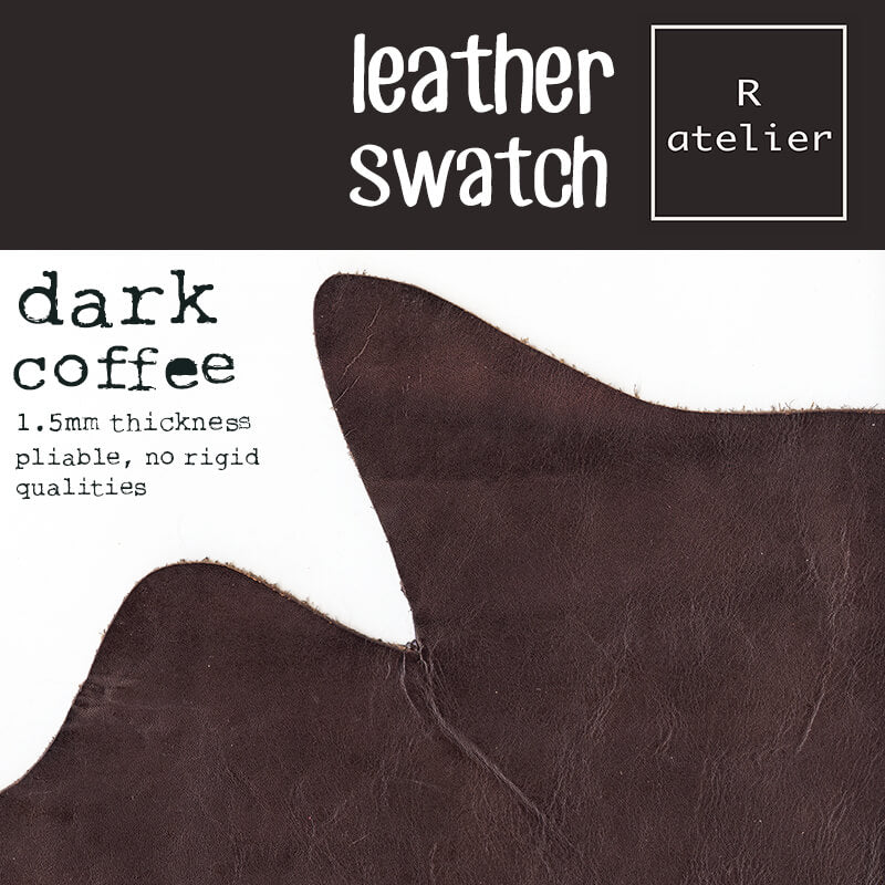 Leather Swatch - Dark Coffee