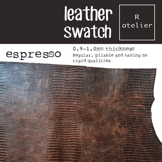 Leather Swatch - Espresso