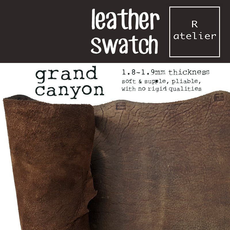 R.atelier Leather Swatch | Grand Canyon