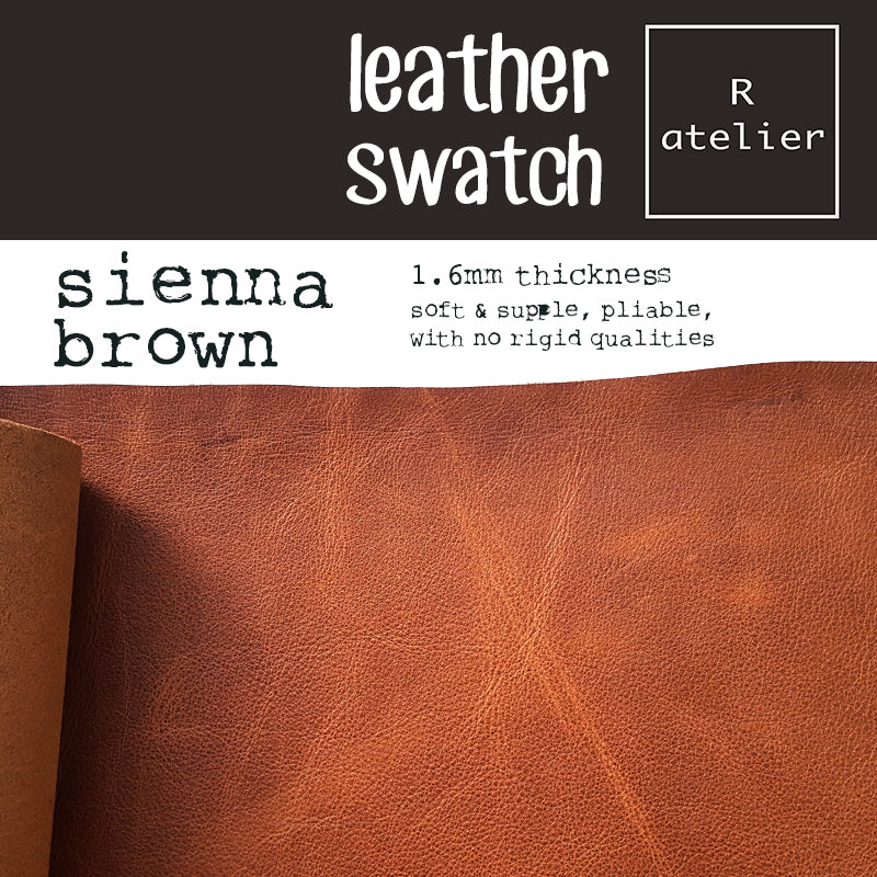 R.atelier A6 Traveler's Notebook Leather Journal Cover | Sienna Brown