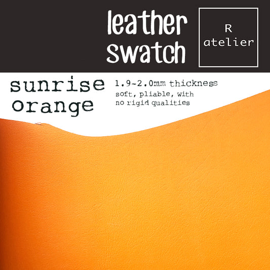 R.atelier Leather | Sunrise Orange