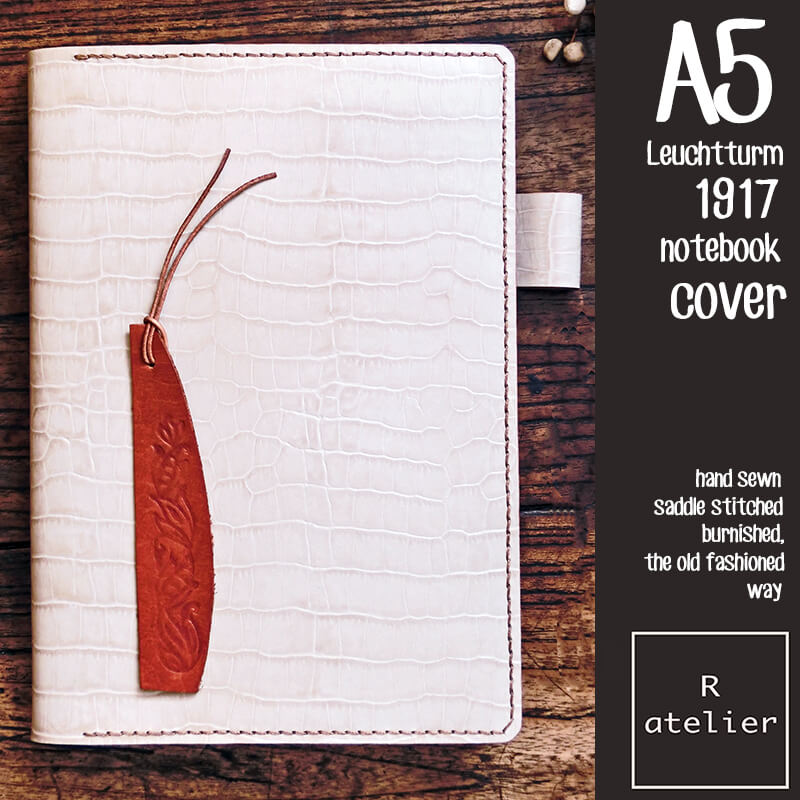 R.atelier Leuchtturm1917 A5 Leather Notebook Folio Cover