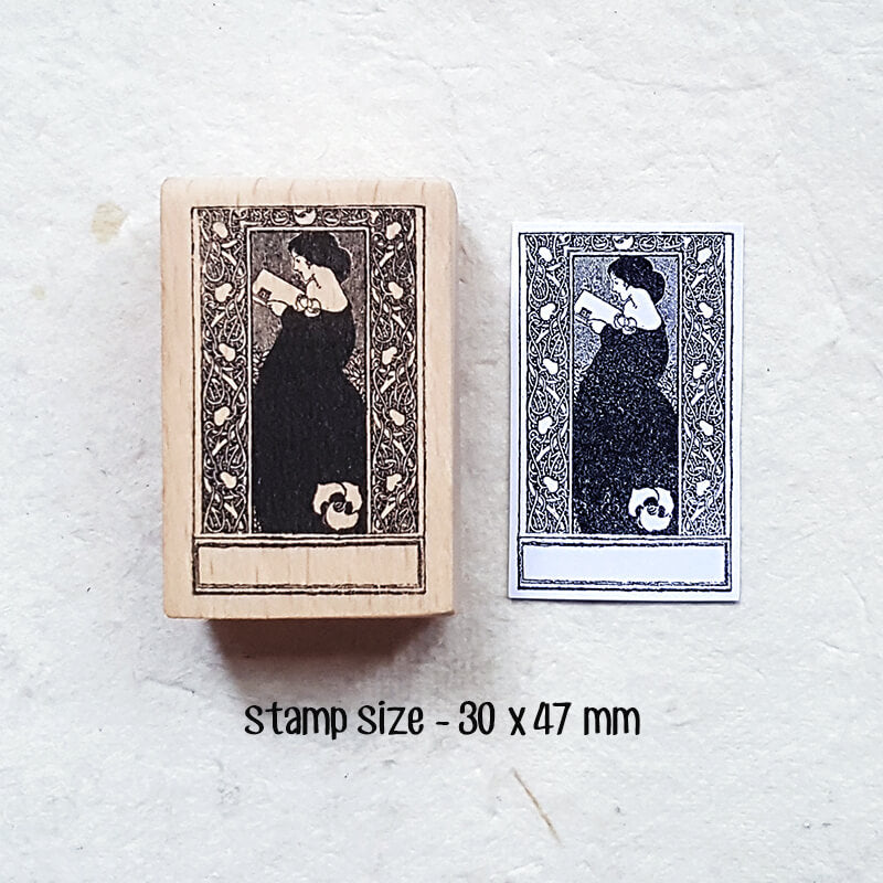 ex libris card sleeves Bookplate Ex Libris Library Card Book Lovers Scrapbooking Wooden Stamp