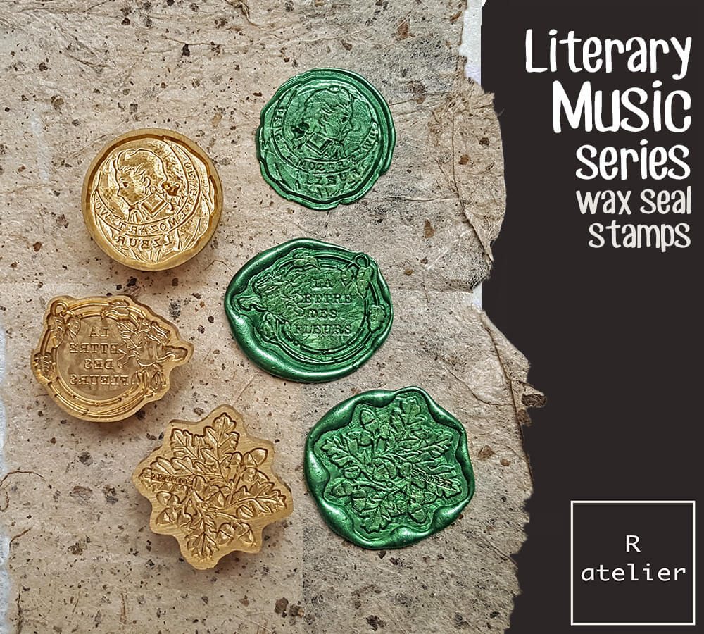 Literary Music Series Wax Seal Stamps