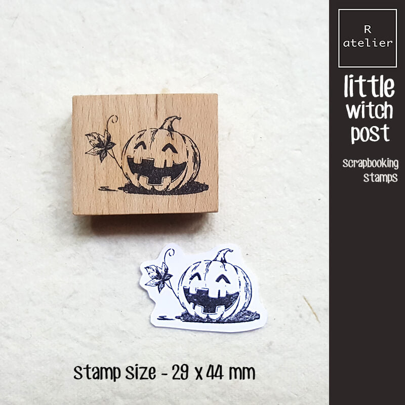 Little Witch Post Halloween Scrapbooking Wooden Stamp