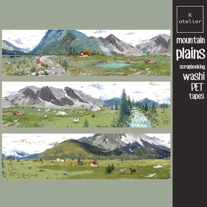 Mountain Plains Nature Inspired Scrapbooking Washi Tape