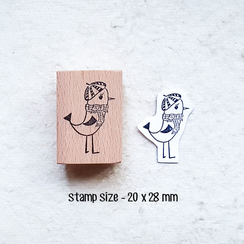 Love Birds Couple Love Story Scrapbooking Wooden Stamp