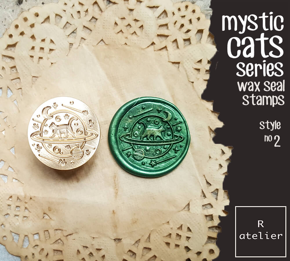 Mystic Cat Series Wax Seal Stamps