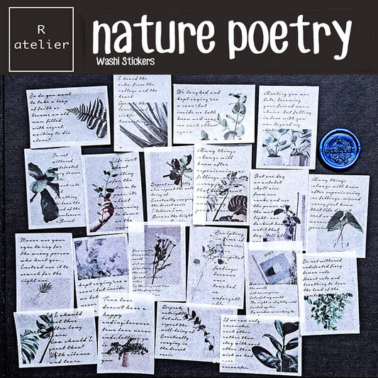 nature poetry | Scrapbooking Washi Stickers