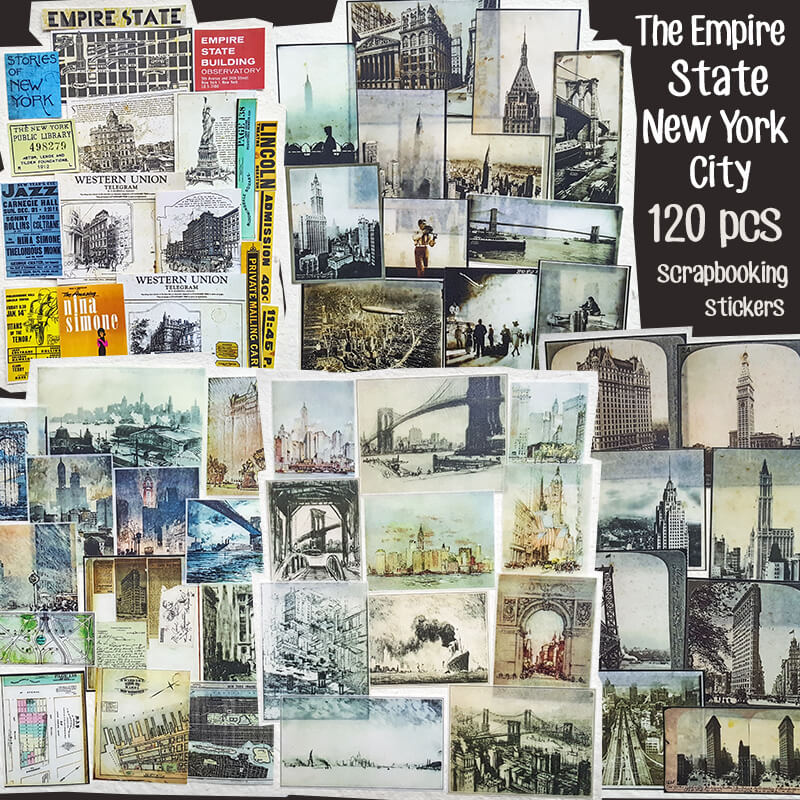 The Empire State New York City VALUE PACK STICKERS