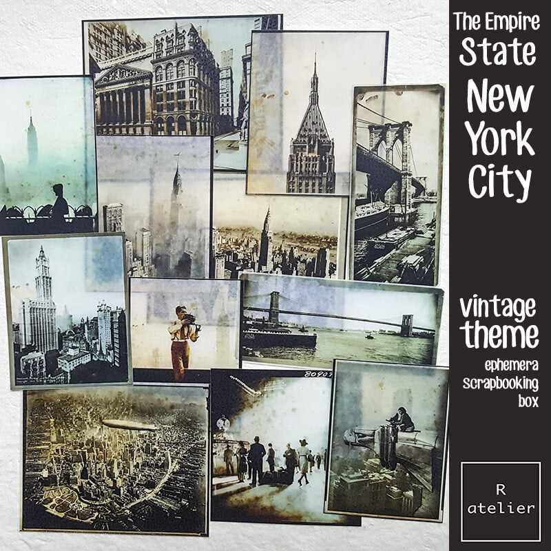 The Empire State New York City Junk Journaling Scrapbooking Box