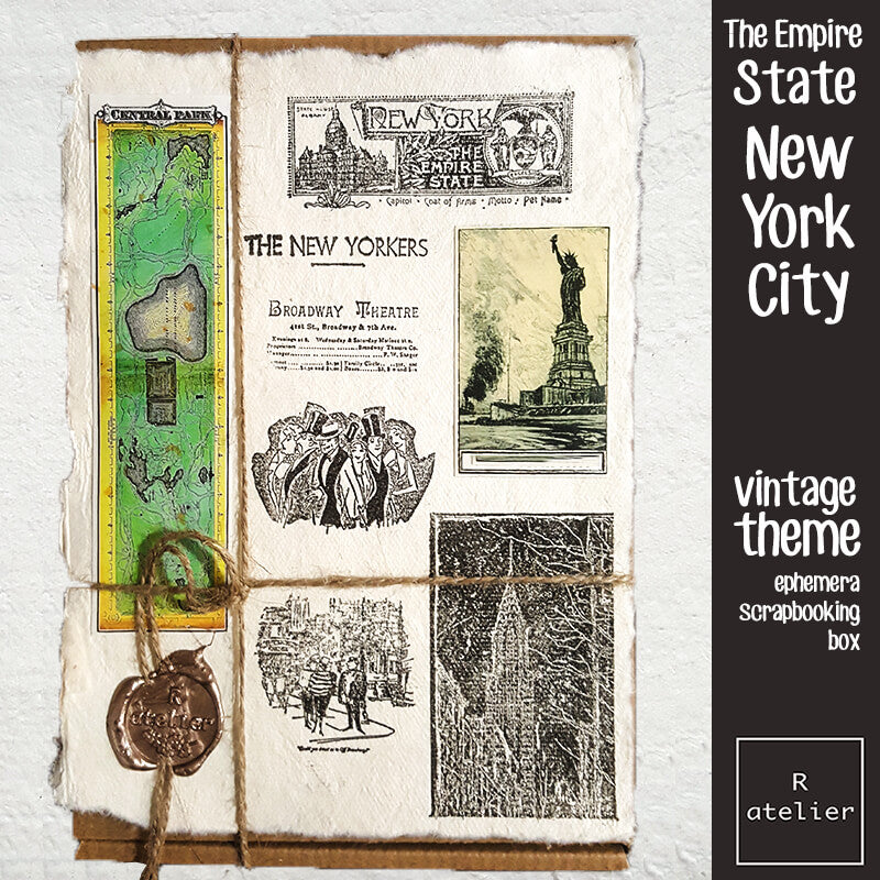 The Empire State New York City Junk Journaling Scrapbooking Box