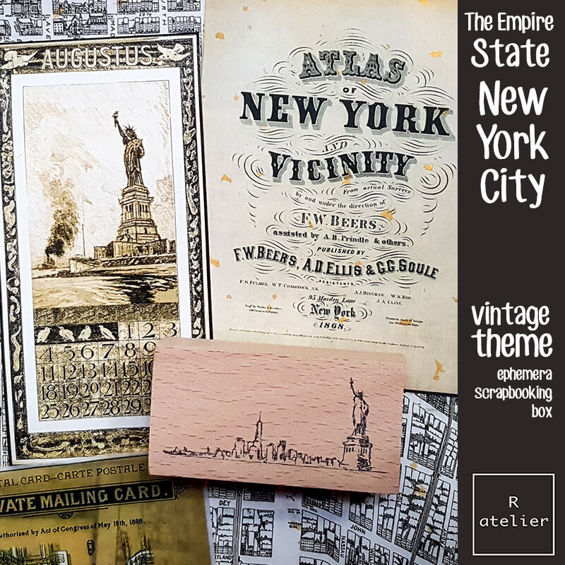 The Empire State New York City Junk Journaling Scrapbooking Box