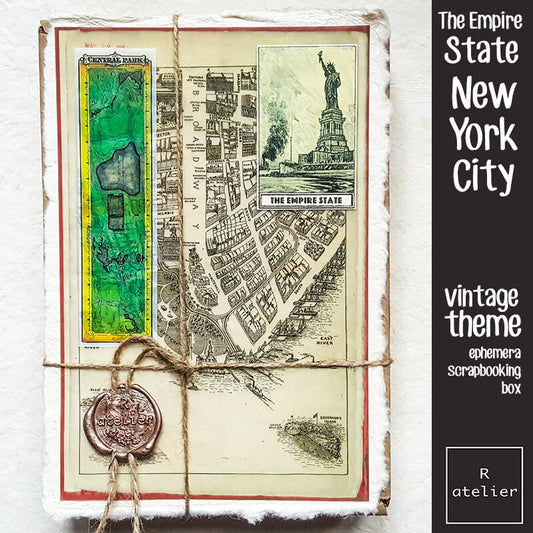 The Empire State New York City Junk Journaling Scrapbooking Box