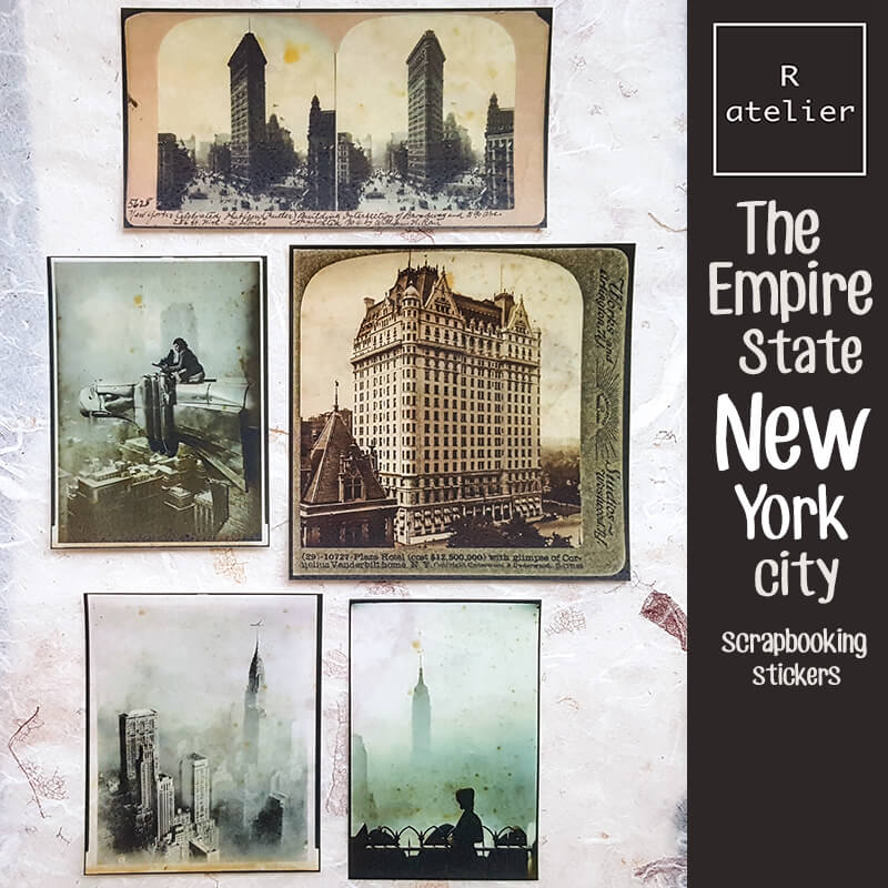 The Empire State New York City Scrapbooking Stickers