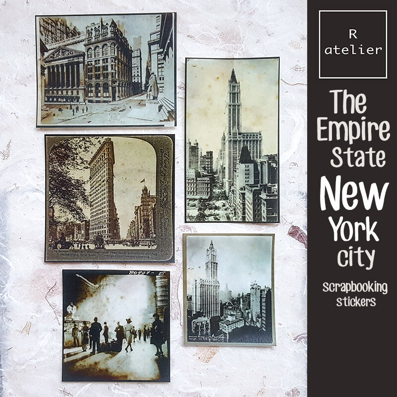 The Empire State New York City Scrapbooking Stickers