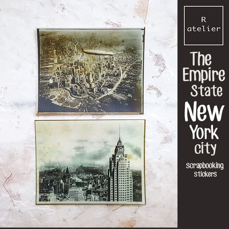 The Empire State New York City Scrapbooking Stickers