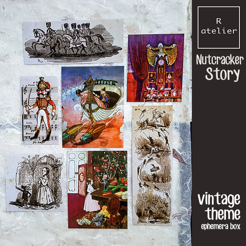 The Nutcracker Story Junk Journaling Scrapbooking Ephemera Box