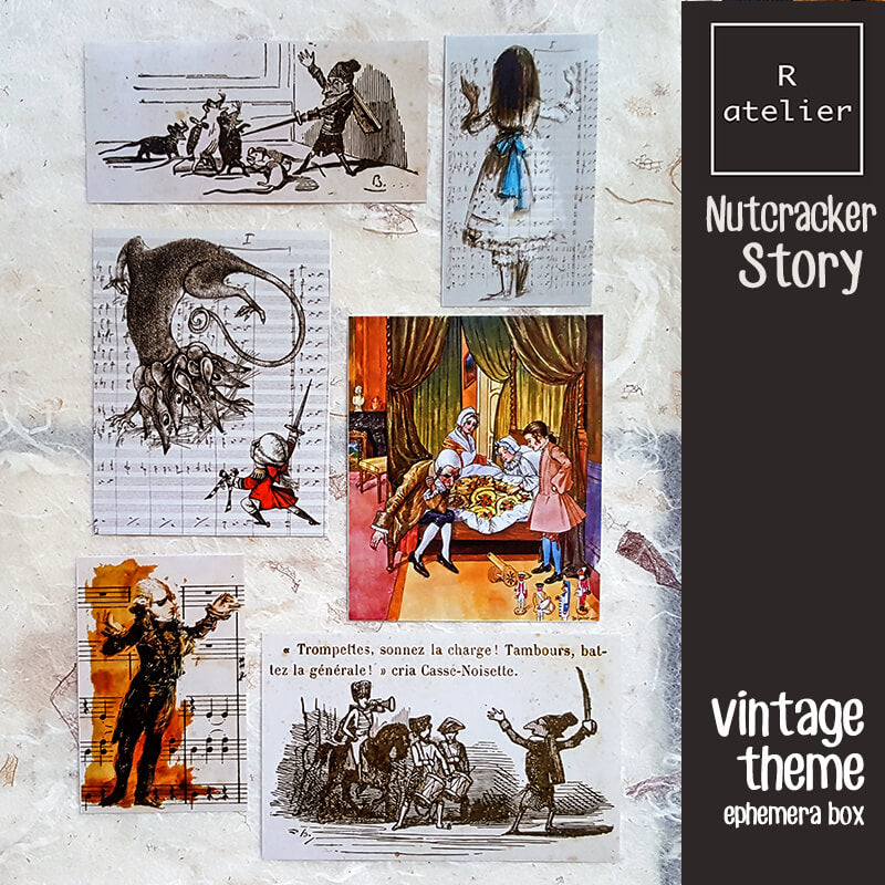 The Nutcracker Story Junk Journaling Scrapbooking Ephemera Box