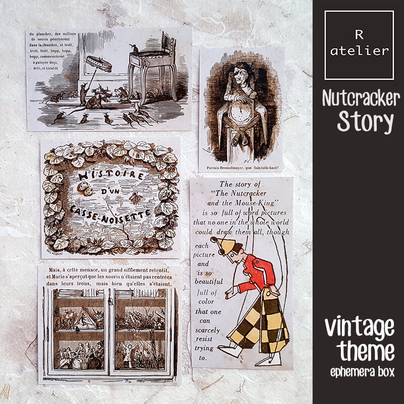 The Nutcracker Story Junk Journaling Scrapbooking Ephemera Box