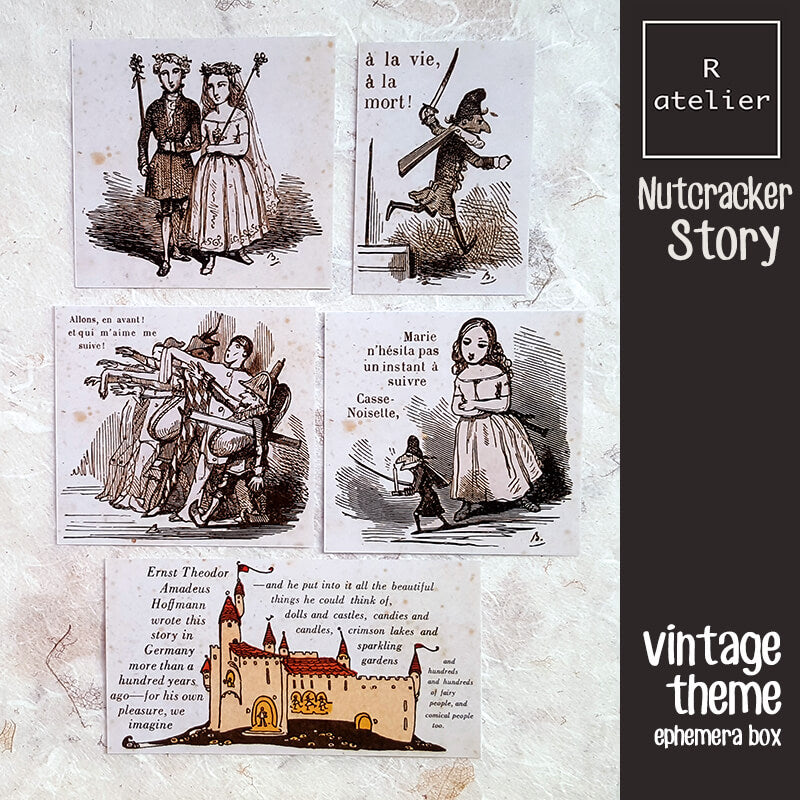 The Nutcracker Story Junk Journaling Scrapbooking Ephemera Box