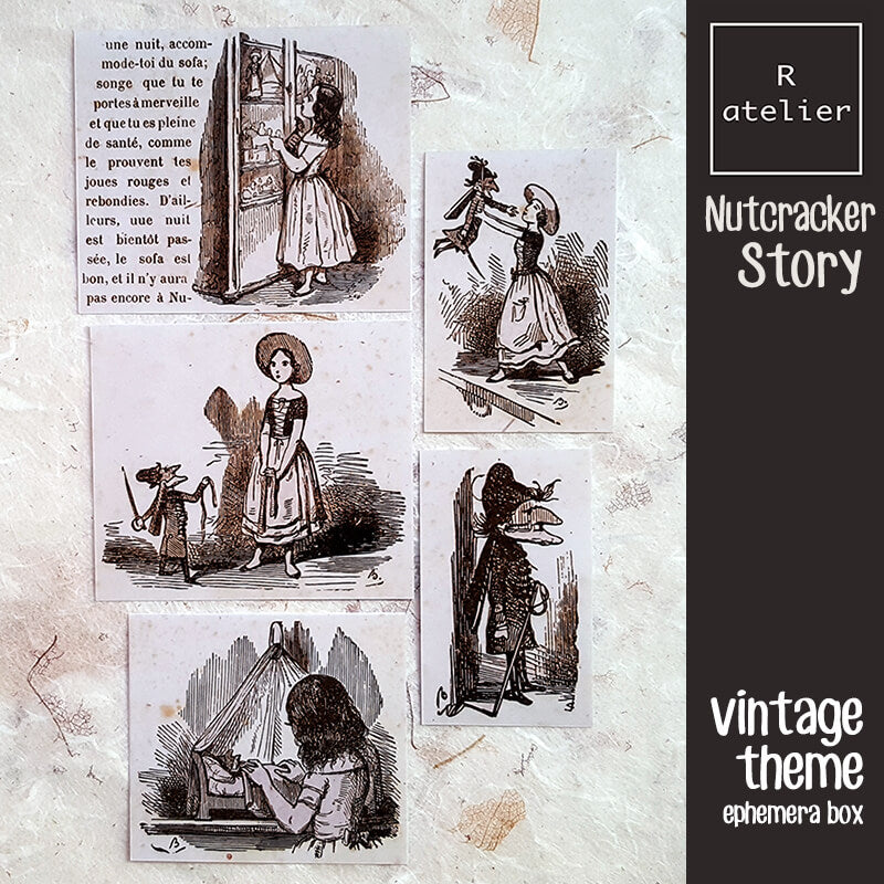 The Nutcracker Story Junk Journaling Scrapbooking Ephemera Box