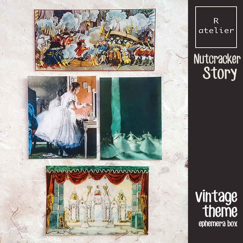 The Nutcracker Story Junk Journaling Scrapbooking Ephemera Box