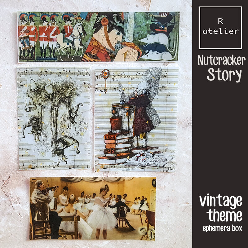 The Nutcracker Story Junk Journaling Scrapbooking Ephemera Box