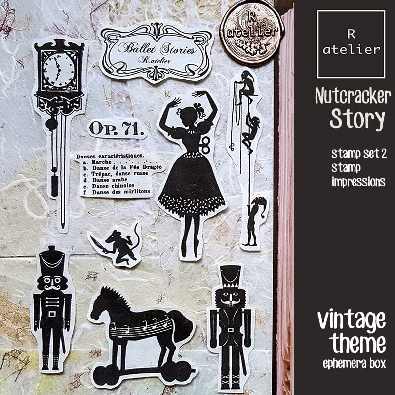 The Nutcracker Story Junk Journaling Scrapbooking Ephemera Box