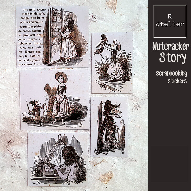 The Nutcracker Story Series Scrapbooking Washi Stickers