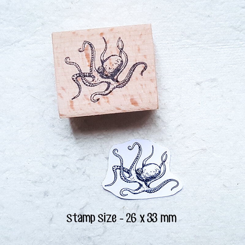 Ocean Saltwater Fish Scrapbooking Wooden Stamp