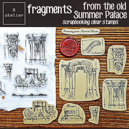 Fragments from the Old Summer Palace Scrapbooking Clear Stamps