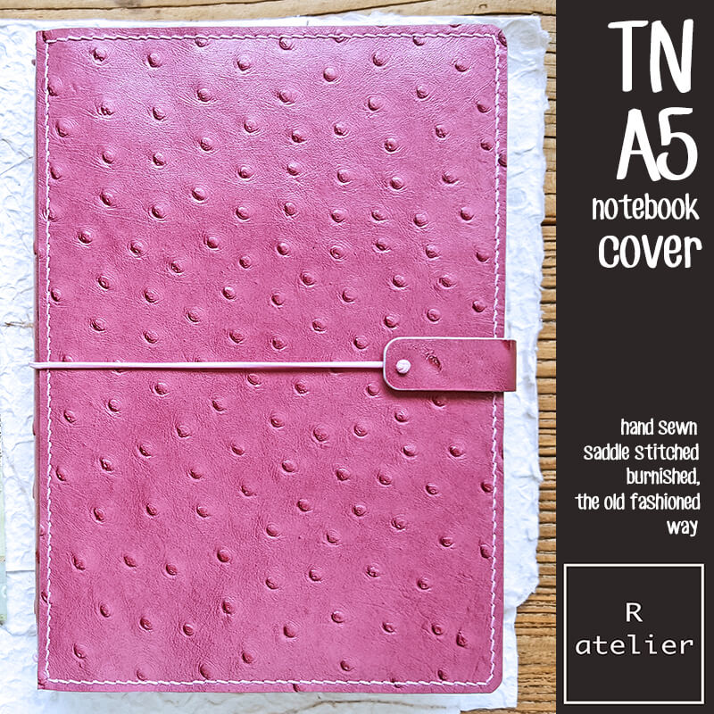 R.atelier A5 TN Leather Notebook Journal Cover Folio