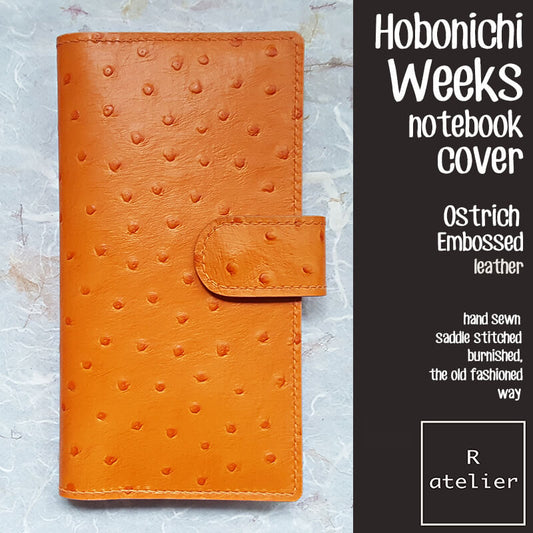 R.atelier Hobonichi Weeks Mega Leather Notebook Folio