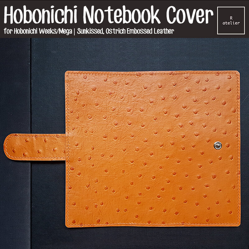 R.atelier Hobonichi Weeks Mega Leather Notebook Folio