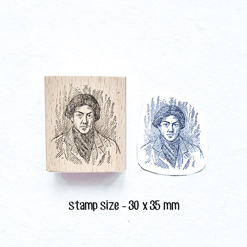 Modern Art Artists Scrapbooking Stamp