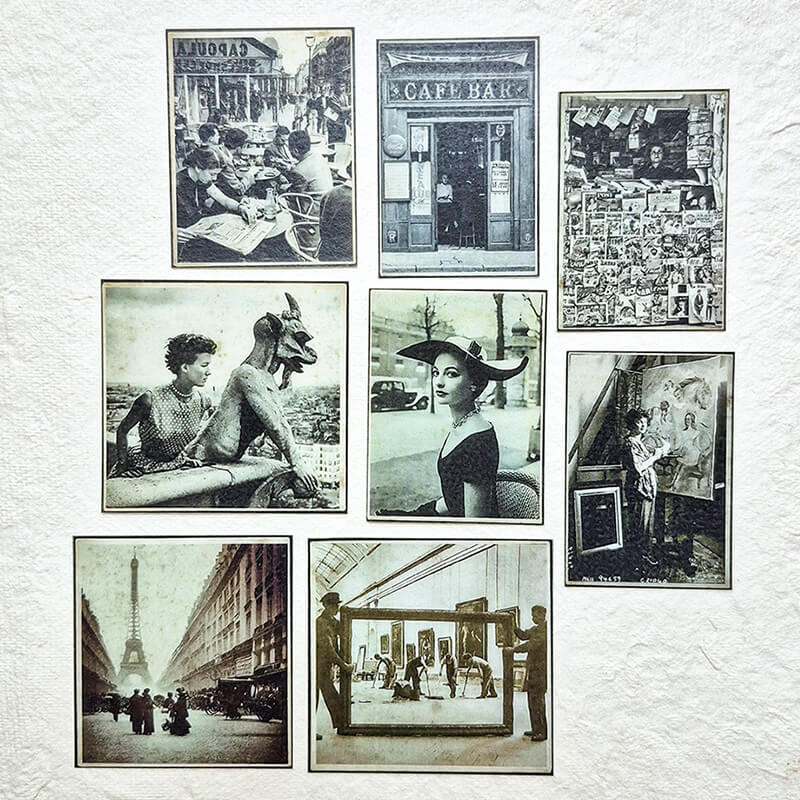 Drawn to Paris Series Scrapbooking Washi Stickers