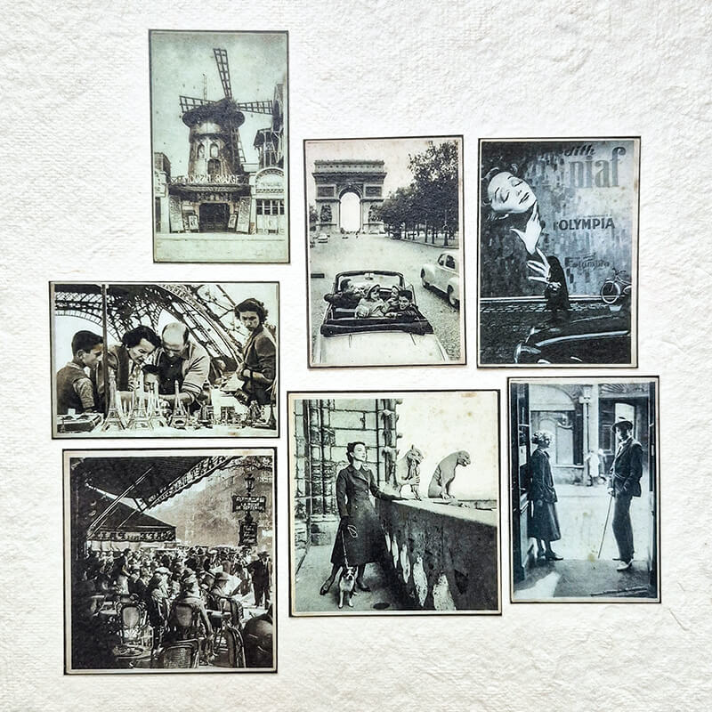 Drawn to Paris Series Scrapbooking Washi Stickers