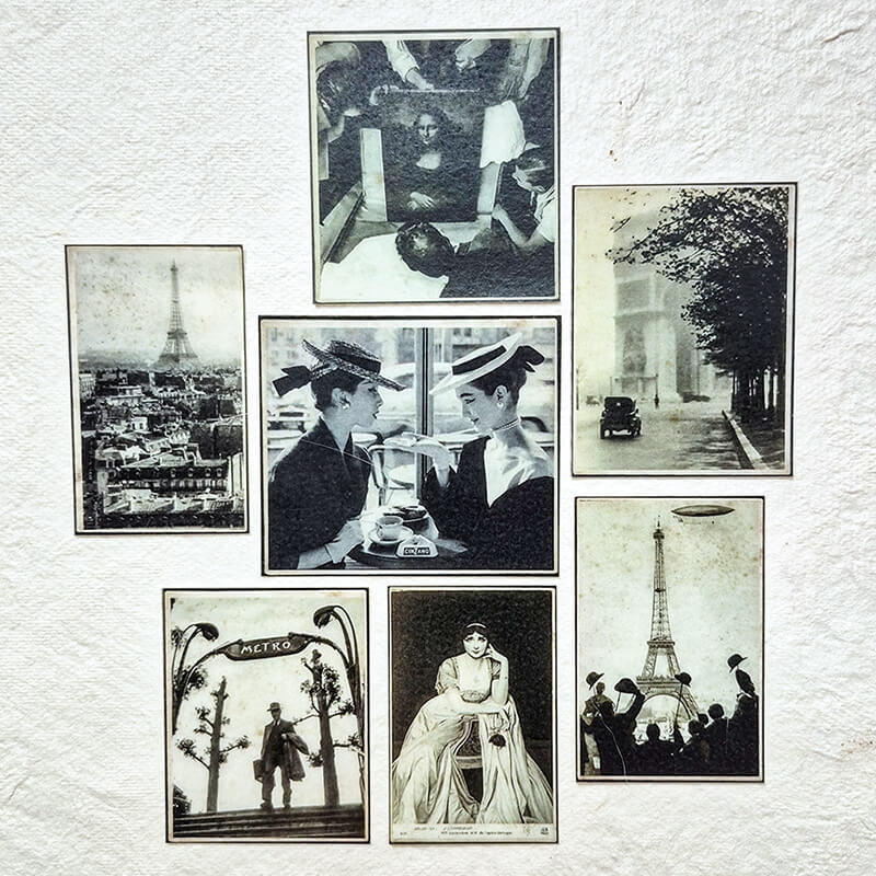 Drawn to Paris Series Scrapbooking Washi Stickers