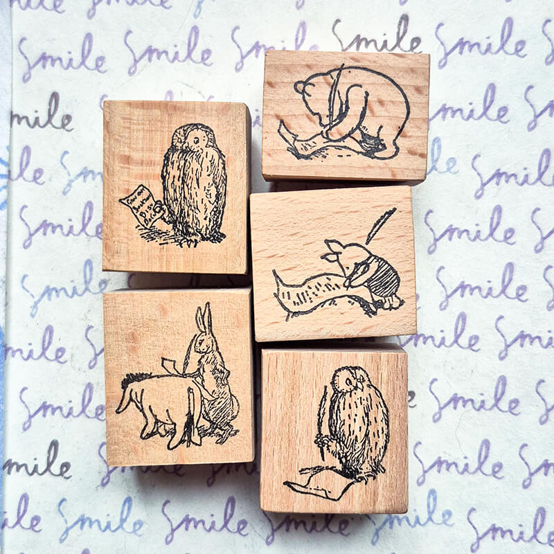 Penpal Love Writing Letters Scrapbooking Wooden Stamp